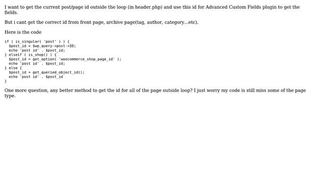 Wordpress: Get the correct post id for all post and page in header.php смотреть онлайн