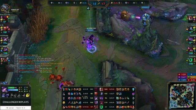 Syndra Mid vs Kassadin - VN Challenger Patch 14.3 смотреть онлайн