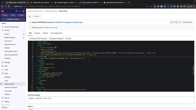 Deploying to AWS Elastic Beanstalk with GitLab CI/CD смотреть онлайн