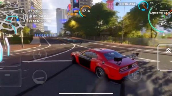 CarX Street Club Drift United | Elite Race 10 | iOS, Android gameplay Dodge STR