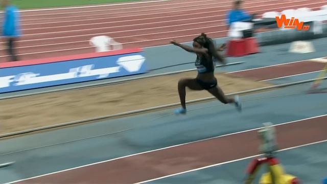 Caterine Ibargüen PentaCampeona de la Liga de Diamante 2018 | Win Sports смотреть онлайн