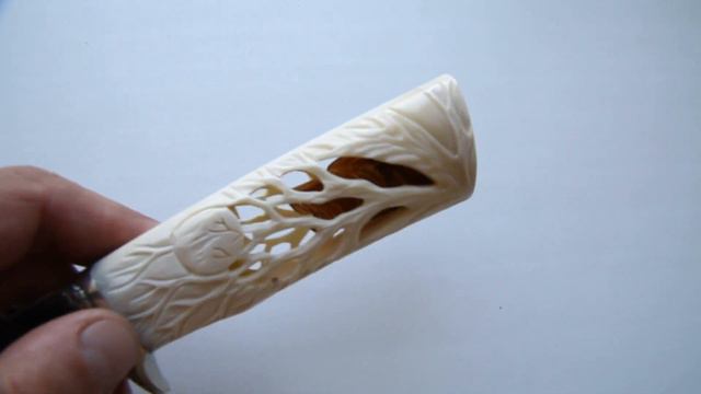 Волчица нож с рукоятью из кости www.knife-klinok.ru смотреть онлайн