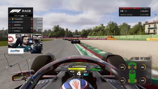 F1 23 - MY TEAM - GP DE ÍMOLA 50% - NASCE UMA NOVA RIVALIDADE! DAN x DRUGOVICH - EP 144 смотреть онлайн