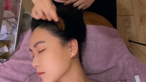 ASMR 중국 야오족 머리 청소