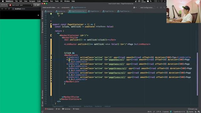 React Smooth Scroll with Router Dom, single page and vite tutorial смотреть онлайн