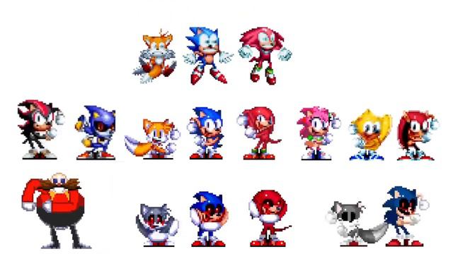 Sonic И Tails Расширенные танцы - Маджин, Наклз, Шэдоу, Эми, Эггман, Майти, Рэй, CD, Sonic.exe смотреть онлайн