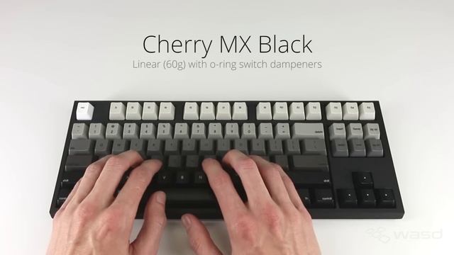 WASD - Mechanical Keyboards Cherry MX Switch Sound Comparison 2017
