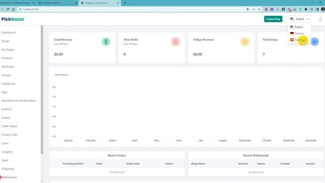 PickBazar Laravel Multilingual #4 How To Add New Language смотреть онлайн