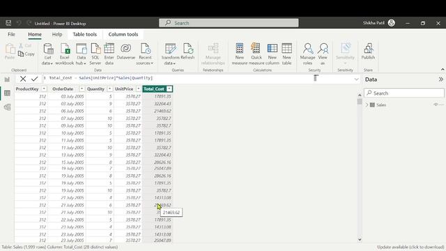 Power BI DAX Formula in Hindi || Calculated Column vs Calculated Measure in Power BI in Hindi смотреть онлайн