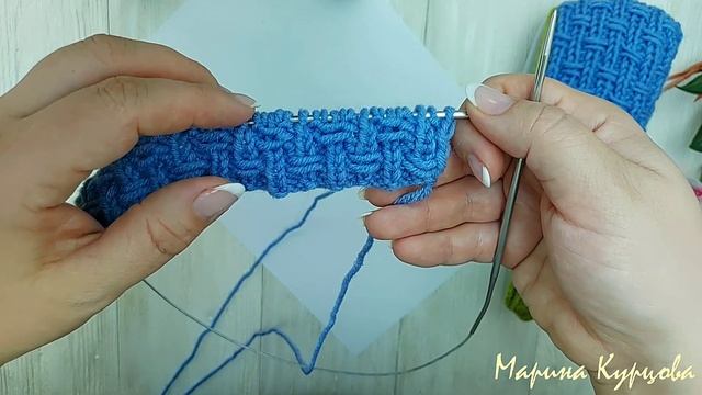 Тапочки-следки одним полотном. Простые тапочки. смотреть онлайн