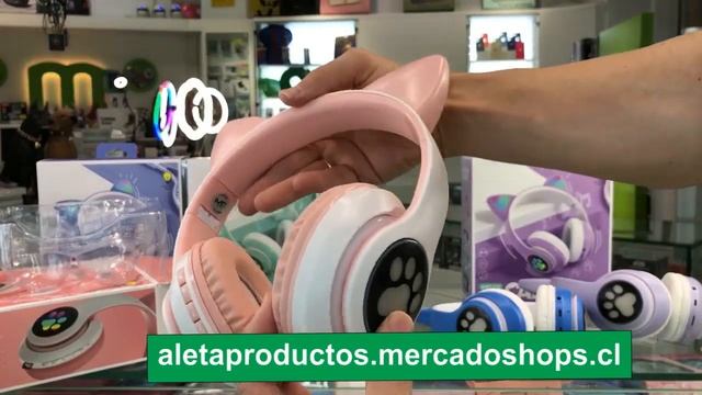 Audífonos inalámbricos gato STN-28 (con luces leds y Bluetooth 5.0) смотреть онлайн