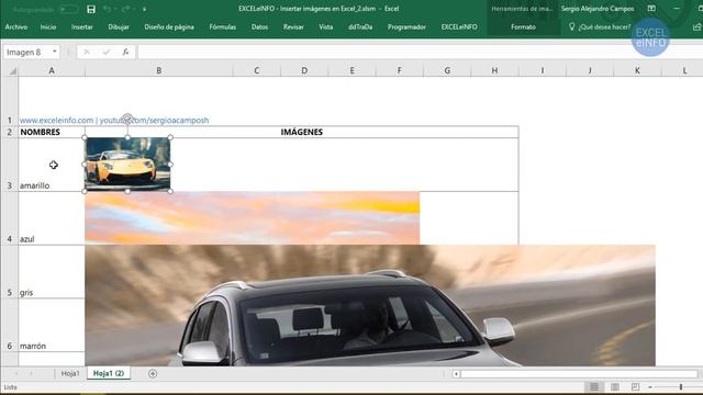 Insertar imágenes en Excel y ajustar tamaño a celdas con macros vba @EXCELeINFO смотреть онлайн