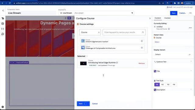 Dynamic content at the edge with Next.js App Router, React Server Components, Vercel and Uniform смотреть онлайн