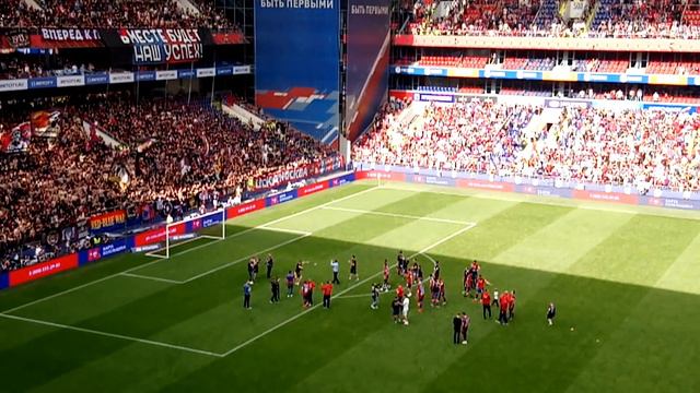 ЦСКА - Крылья Советов 6-0 атмосфера, круг почёта 26.05.19 смотреть онлайн