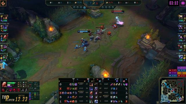 천상계 미드 블라디미르 템트리 룬 밤수 콩콩이 - GrandMaster Vladimir Mid vs Ahri - 롤 KR 12.23 смотреть онлайн