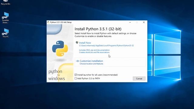 5 Windows Installing Python and PyCharm смотреть онлайн