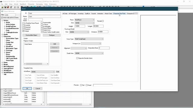 Creation Kit Tutorial - Adding Custom Hair to an NPC смотреть онлайн