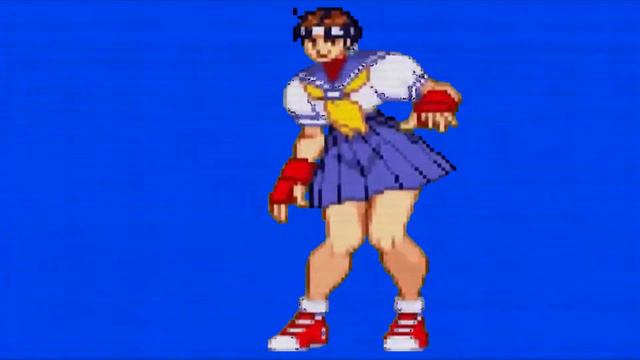 Sakura Motivates Herself To Keep Playing Fighting Games смотреть онлайн