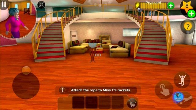 Scary Teacher 3D - Gameplay Walkthrough Part 265 Flight To Fireworks Level (iOS, Android)