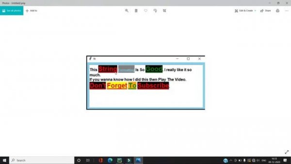 Tkinter Text Widget Tag Method | Display different text in different colors in tkinter text widget.