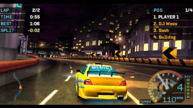 Need for Speed Underground Rivals PSP Gameplay смотреть онлайн