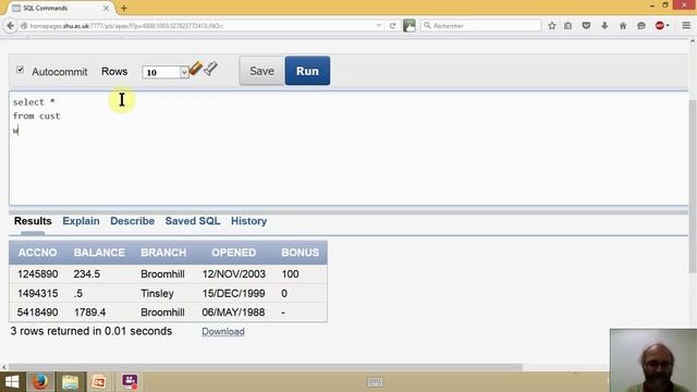 SQL6 - NULL values; the COUNT function смотреть онлайн