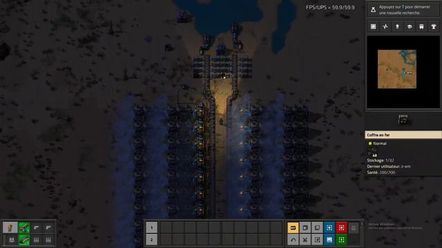 Factorio: Comparaison between coal and electric inserter смотреть онлайн