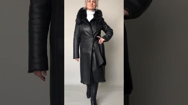 Дубленка женская застежка на поясе купить за 11500 ₽ в интернет-магазине furprice.ru р.44-46 /11565 смотреть онлайн