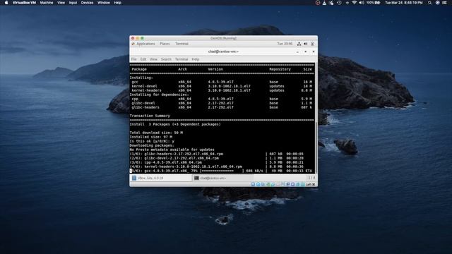 Installing Virtual Box GuestAdditions in a CentOS VM смотреть онлайн