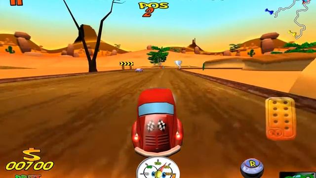 Cartoon Racing - Гонки с мультяшной графикой. смотреть онлайн