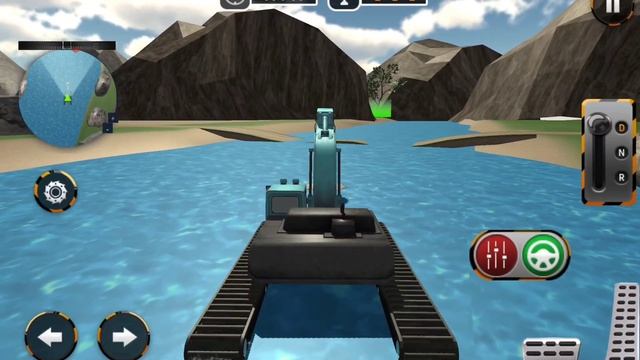 RIVER BRIDGE CONSTRUCTION SIMULATOR - HEAVY EXCAVATOR GAMES - ANDROID AND iOS GAMES смотреть онлайн