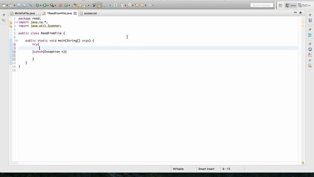 Java File Read Write смотреть онлайн
