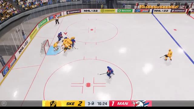 NHL=22 Champions Cup#7 1/8Final Adler Mannheim - Skellefteå AIK смотреть онлайн