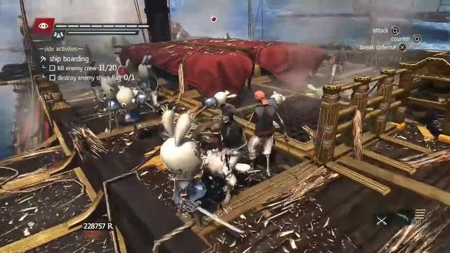 Assassin's Creed® IV Black Flag: Skeleton Pirates vs. Rabbids смотреть онлайн