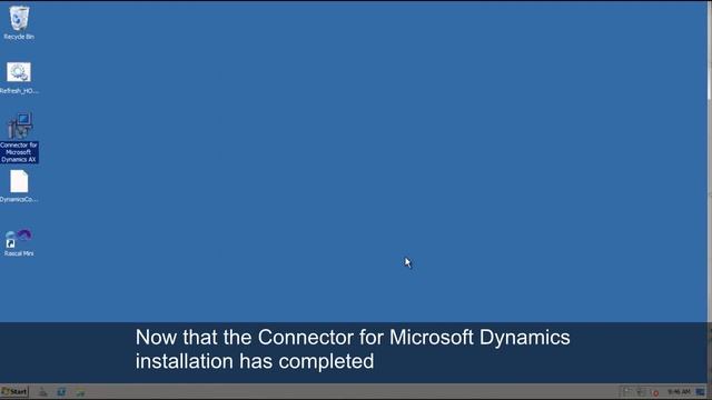 Microsoft Dynamics AX: Installing Connector смотреть онлайн