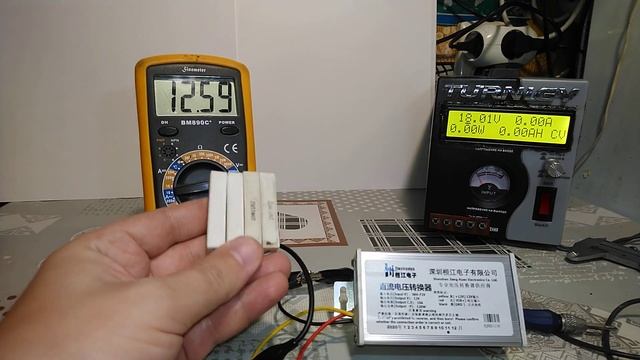 DC/DC с Алиэкспресс повышаем выходное напряжение с 12v до 14v смотреть онлайн
