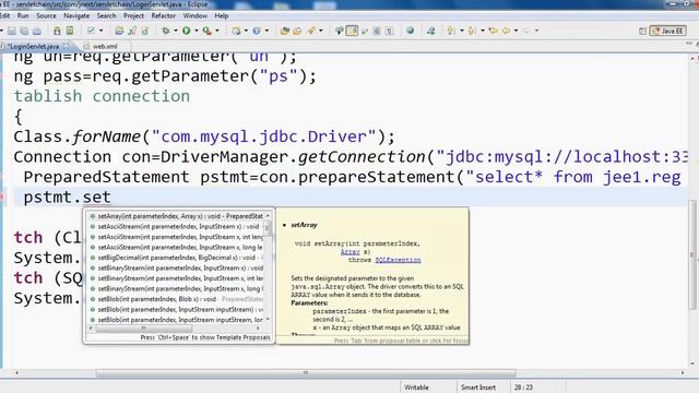 How to call one Servlet to Other Servlet смотреть онлайн