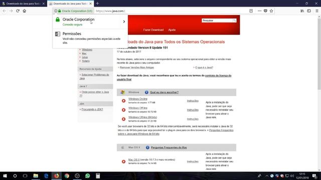 COMO BAIXA E INSTALA O JAVA 64 BITS NO WINDOWS 10? TUTORIAL смотреть онлайн