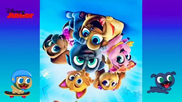 Дружные Мопсы | How to Draw and Color Puppy Dog Pals Coloring Drawing Painting for Kids смотреть онлайн