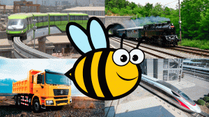 Какой бывает транспорт? Обучающее видео для детей.#2