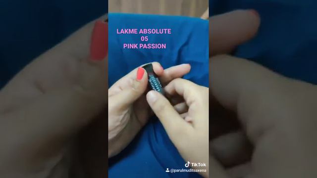 LAKME ABSOLUTE#Matte#Pink passion смотреть онлайн