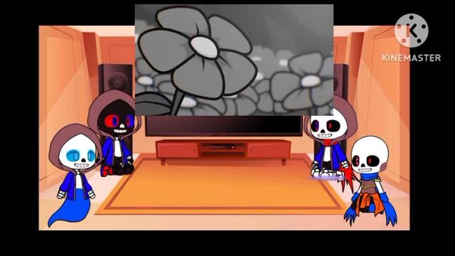 dust au react to fnf dust sans and killer sans anime смотреть онлайн