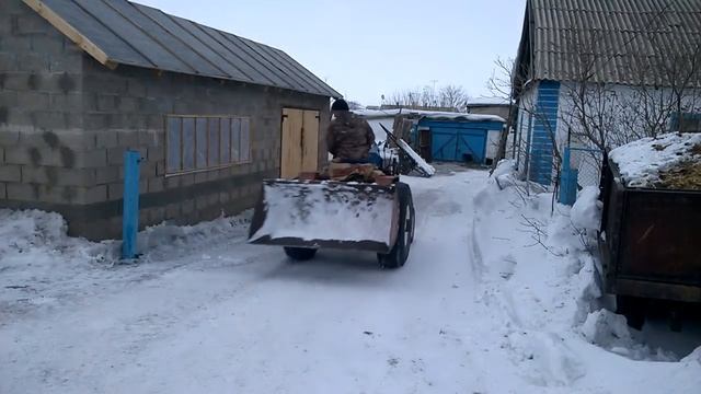 Трактор самодельный : задний ковш смотреть онлайн
