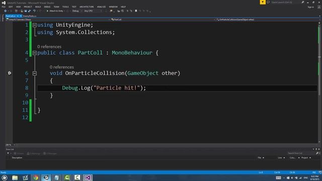 Unity 5 - Setting Up OnParticleCollision() смотреть онлайн