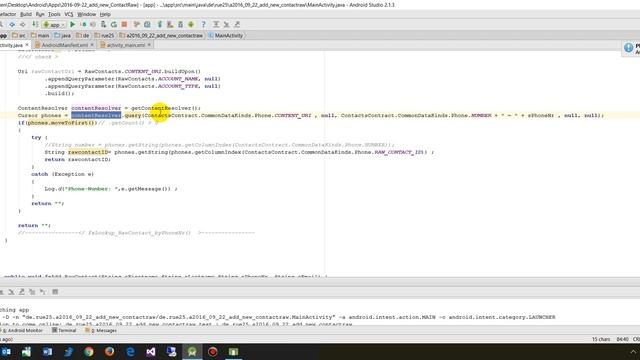 Android Studio #25: Lookup Contacts by Query the Phone Number смотреть онлайн