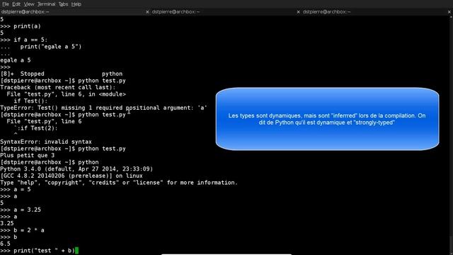 Tutoriels rapides Python 1 / ~ : Introduction смотреть онлайн