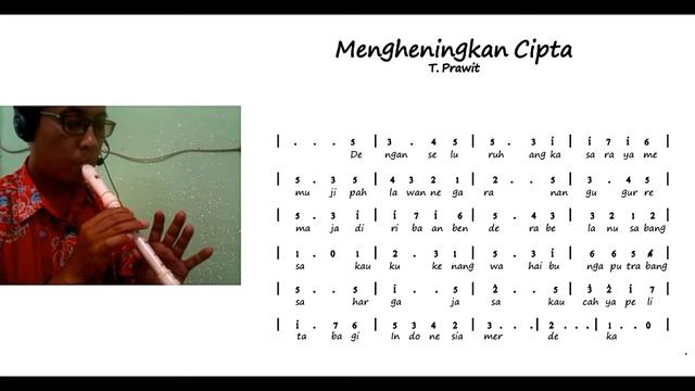 Praktik Rekorder Lagu (Mengheningkan Cipta) C = Do смотреть онлайн