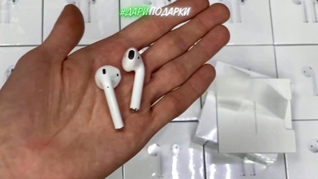 Беспроводные наушники с беспроводным зарядным футляром (iOS,Android) смотреть онлайн