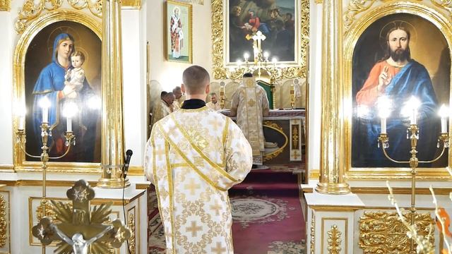 Архієрейська служба Божа. Присвячена 50-річчя священництва отця Романа Гончарика смотреть онлайн