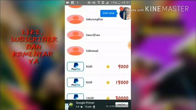 Aplikasi penghasil pulsa gratis sangat baru dan tercepar mendapatkan poin nya untuk di tukar dgpuls смотреть онлайн